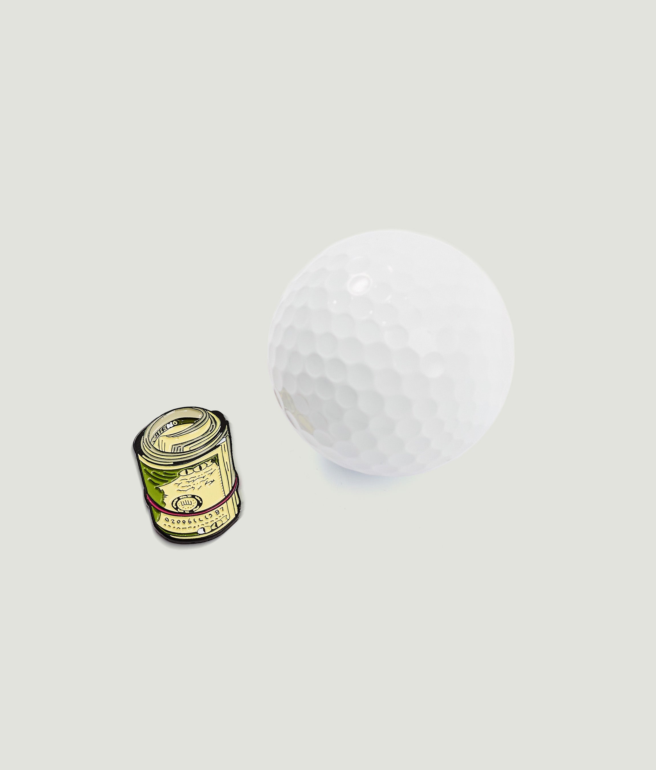 Benjamins on the Green Ball Marker - Slice Baby